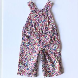 Baby Floral Jean Overalls